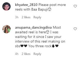 Netizens Love Anupama, Baa, Bapuji's dance