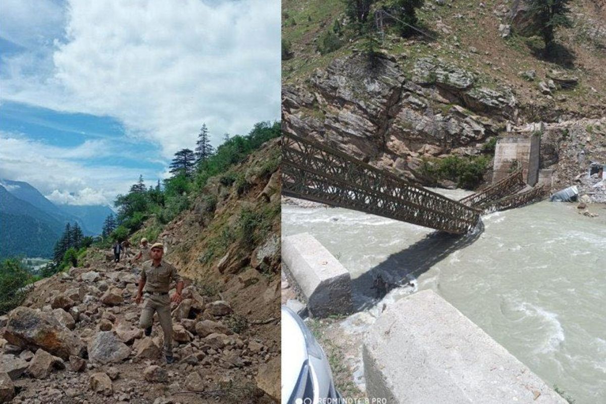 Caught on Camera: Boulders Roll Downhill Due to Landslide in Kinnaur; 9 Dead,  Several Injured