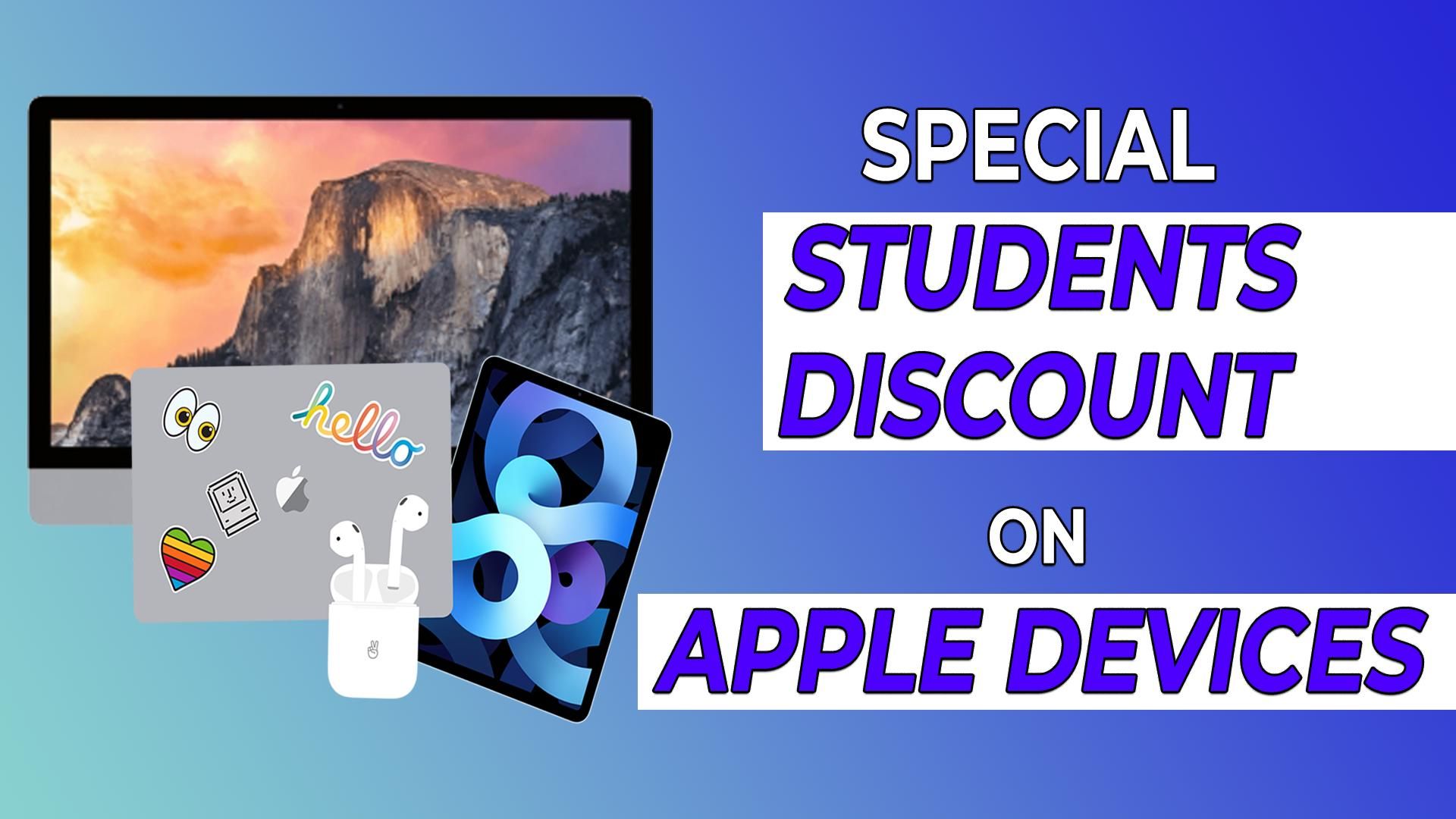 Apples Back To School Offer Comes Up With Special Student Discounts On