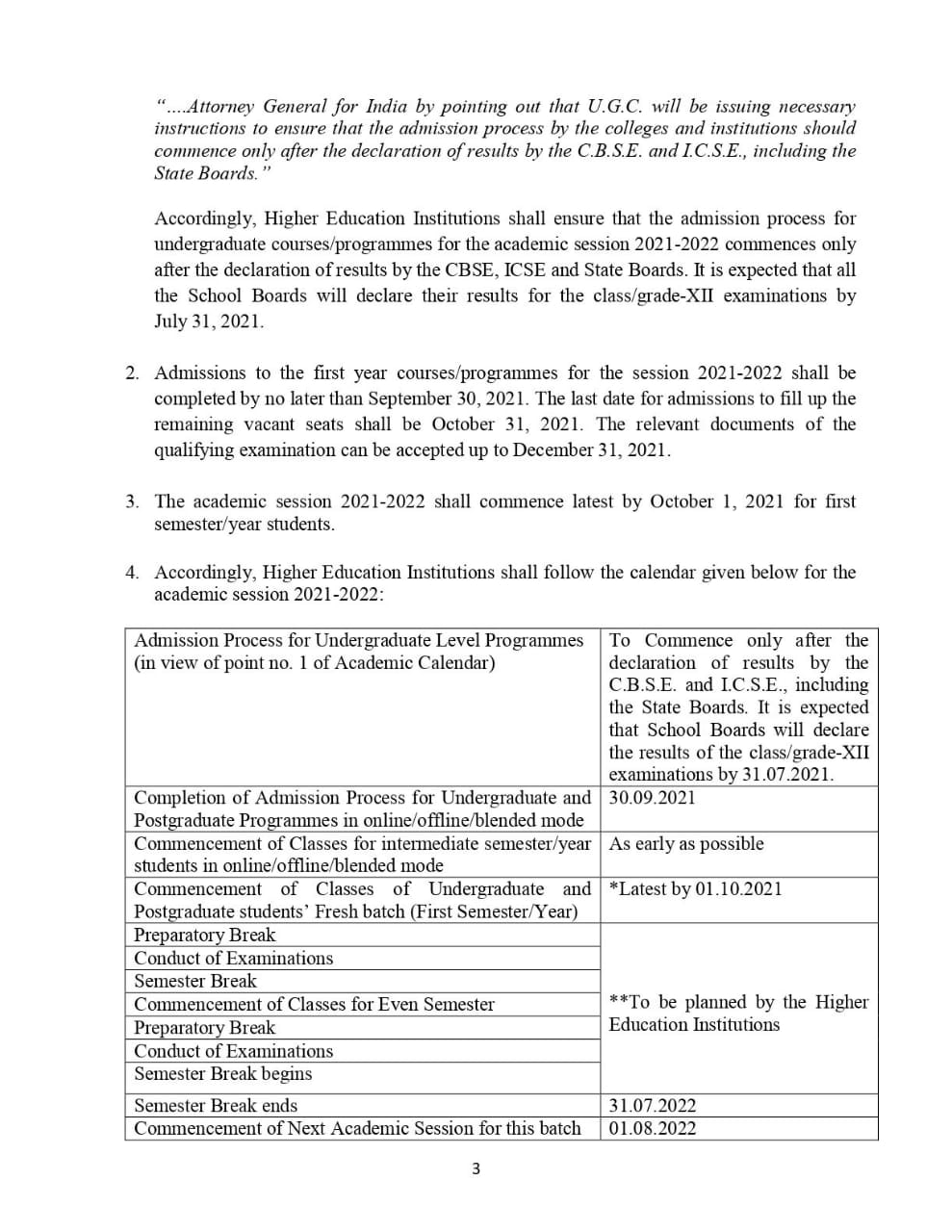 Ugc Guidelines For Academic Year 2021 22 Released Read Full Exam Guidelines Notification