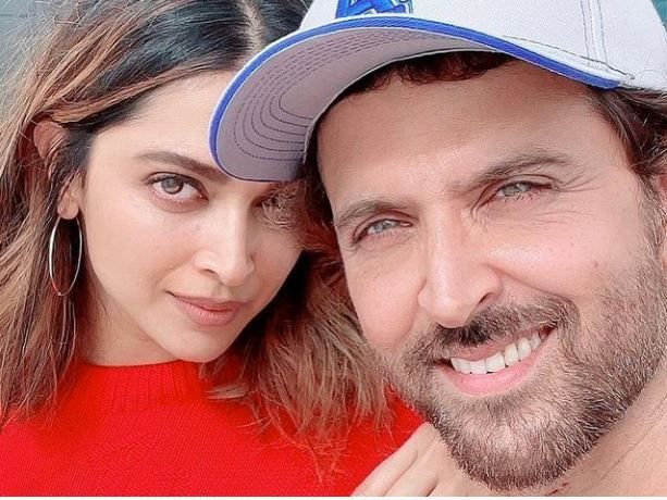 Deepika Padukone and Hrithik Roshan