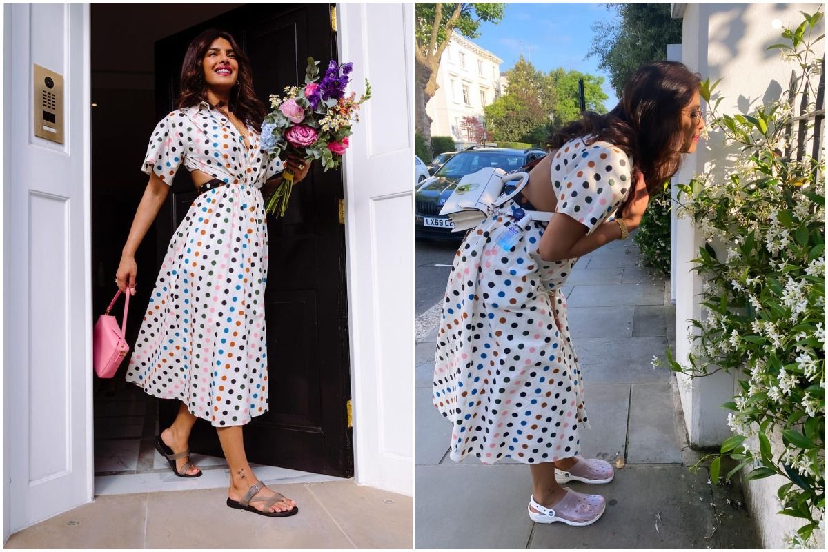 Priyanka Chopra Jonas Steps Out in London Wearing a Backless Polka Dot Dress Worth Rs 1 Lakh