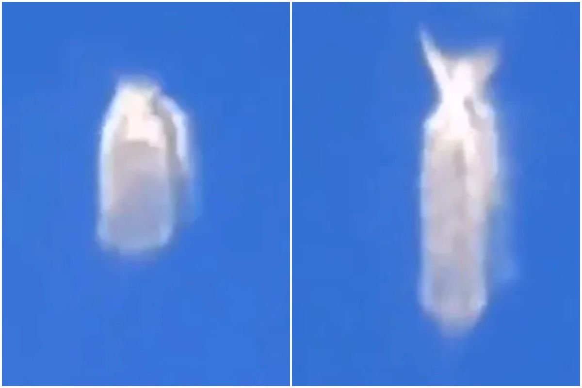 UFO Spotted? Man Shares Video of Shiny & Shape-Shifting Object Shot From  Plane Window | Watch