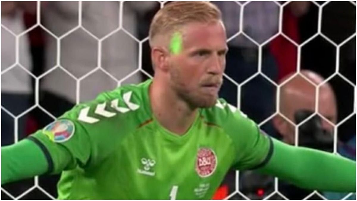 Calls For Ban on Fan Who Distracted Danish Goalkeeper With Laser Beam