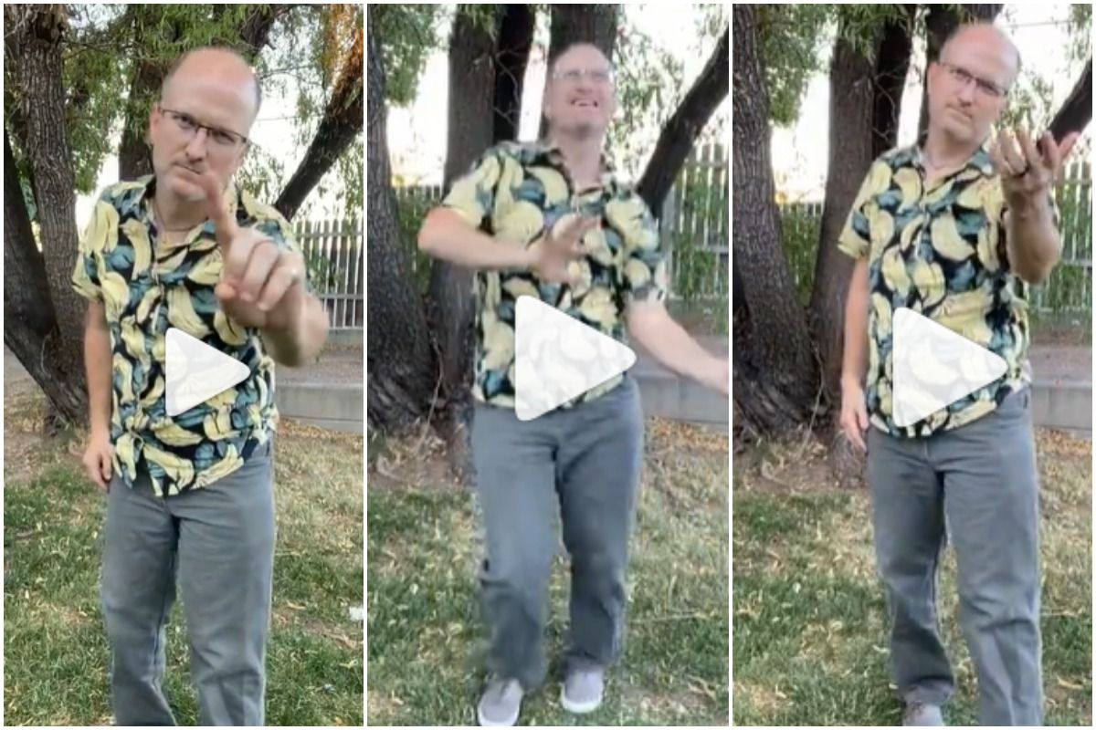 Viral Video: US Man Dances Energetically to Viral 'Bachpan Ka Pyaar' Song, People Are Super Impressed | Watch