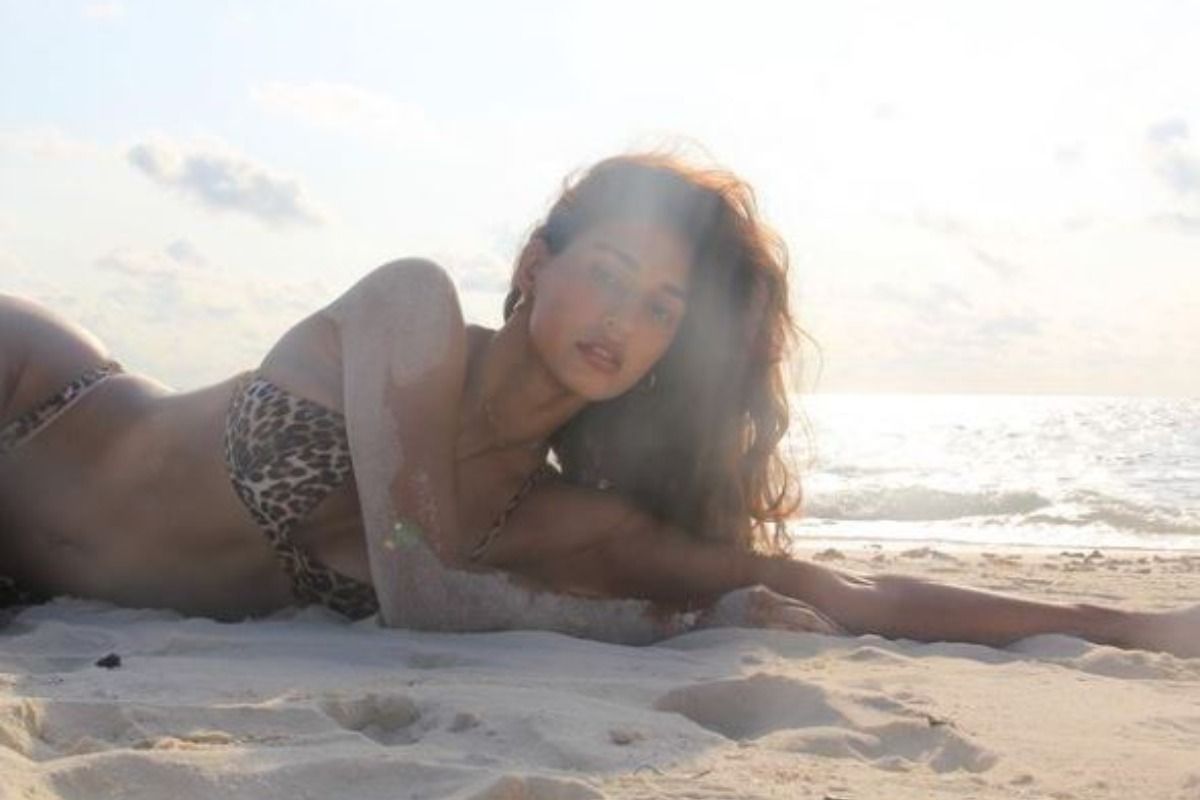 Disha Patani Looks Burning Hot As She Poses Sensuously in Sexy Leopard Print Bikini | See Photo