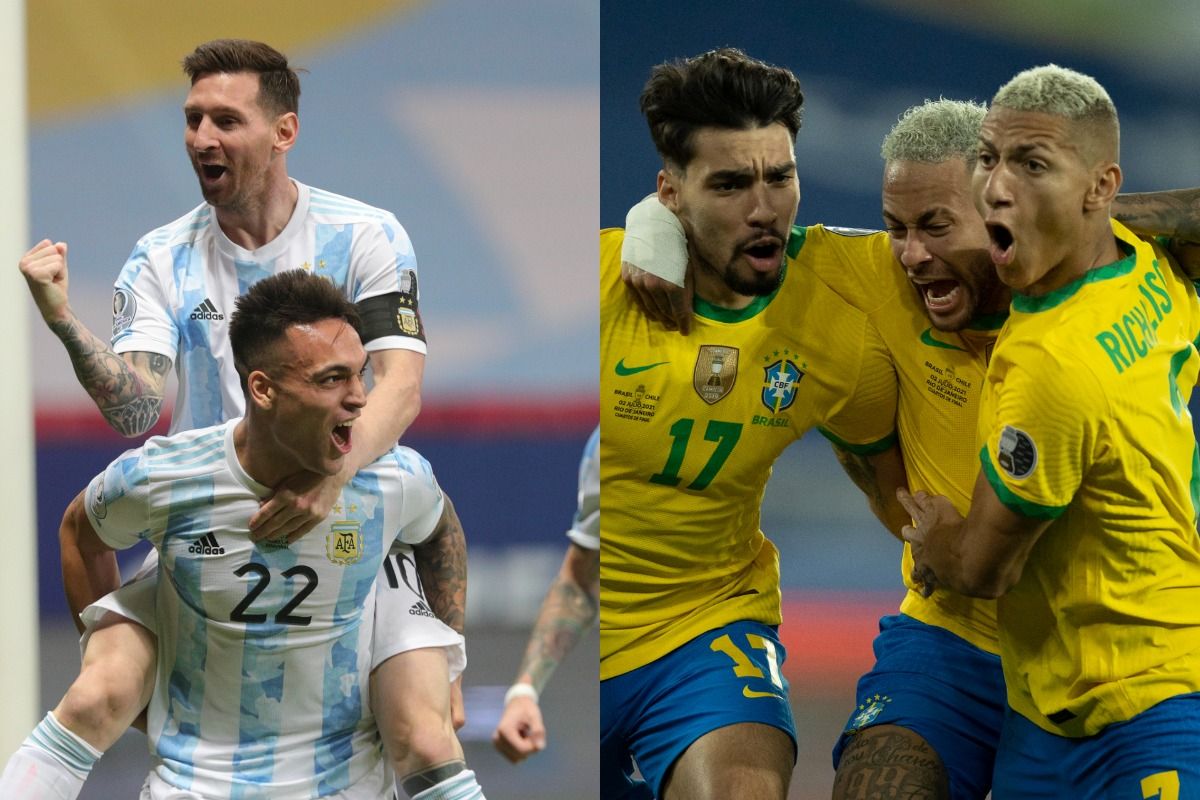 hæk Rig mand eksplicit Argentina vs Brazil Match Highlights Copa America 2021 Final: ARG 1-0 BRA;  Angel Di Maria Goal Powers Argentina to South American Glory