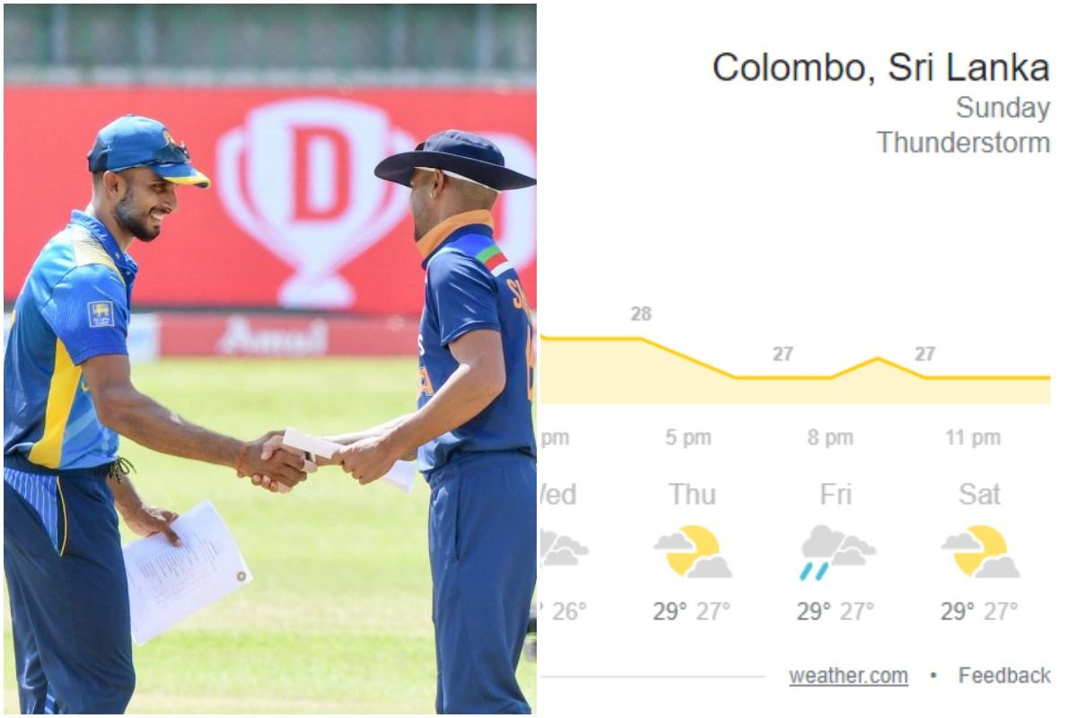 Colombo Weather Forecast For 25th July, Sri Lanka vs India, 1st T20I