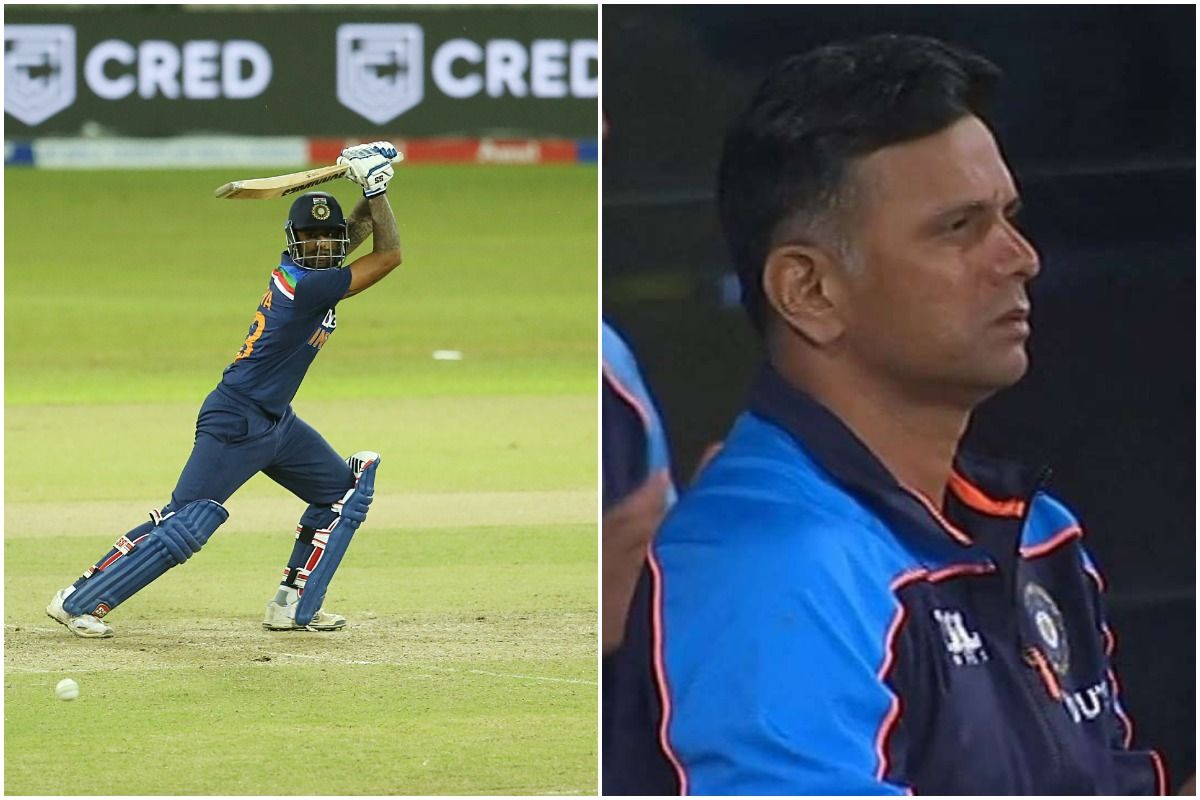 VIDEO: Rahul Dravid's Disappointing Reaction Goes Viral After Suryakumar Yadav's Wicket | Watch
