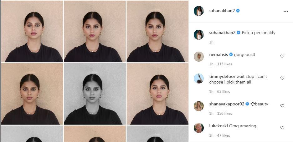 Netizens Go Gaga Over Suhana Khan's photo collage