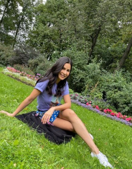Katrina Kaif enjoys dat at a park in Russia