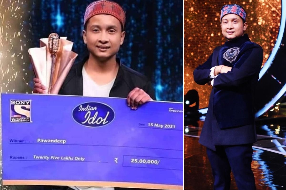 Fact Check Pawandeep Rajans Viral Pic Holding Indian Idol 12 Trophy is FAKE