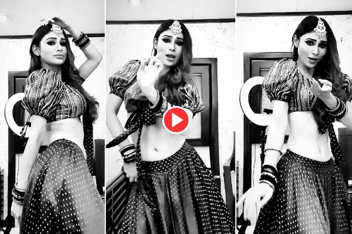 Mouni Roy Flaunts Her Sexy Dance Moves On 'Leke Pehla Pehla Pyar' In Stunning Black Lehenga | Watch