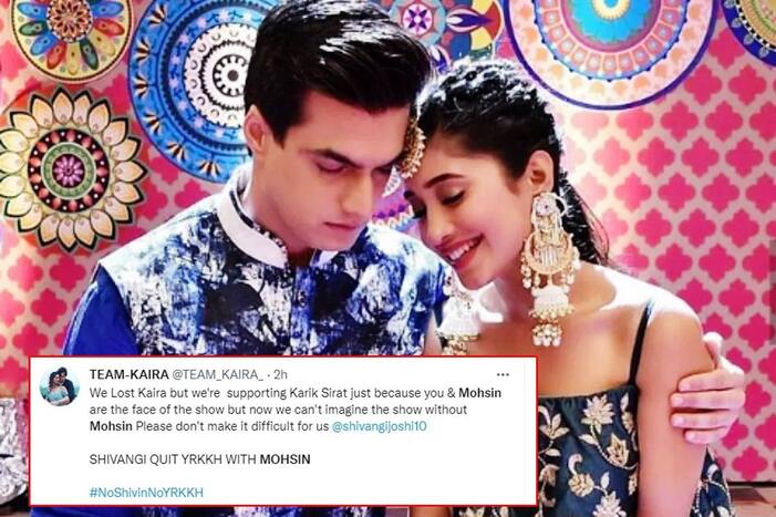 Yeh Rishta Kya Kehlata Hai: Shocked Fans Ask Shivangi Joshi to Quit The Show With Mohsin Khan, Say 'No Sirat Without Kartik'