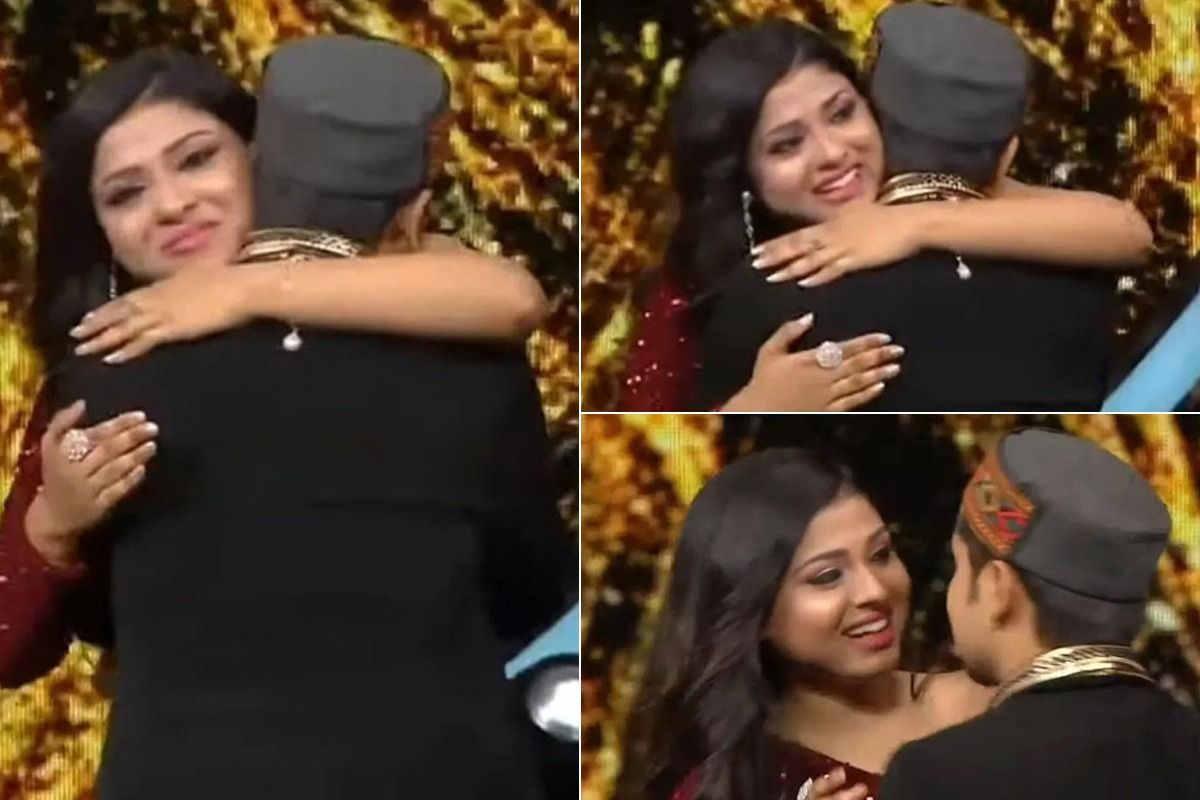 Indian Idol 12 Grand Finale Pawandeep Rajan Arunita Kanjilal Hug Each