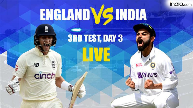 IND 215/2, trail ENG (432) 139 runs MATCH HIGHLIGHTS India vs England 3rd Test Day 3 Updates Kohli Pujara IND vs ENG Stream Cricket Match SonyLIV JIO