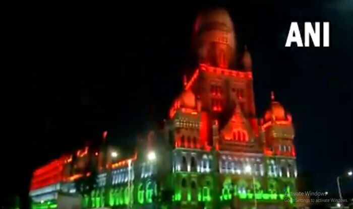 VIDEO: CSMT & BMC Buildings in Mumbai Illuminated in Tricolour Ahead of Independence Day | WATCH