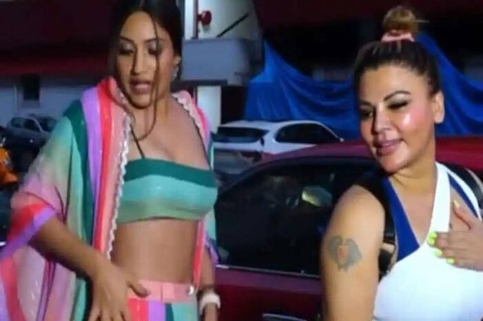 ड्रामा क्वीन राखी सावंतनं भररस्त्यावर 'नागीण'सोबत केला Hot Dance,व्हायरल झाला Video