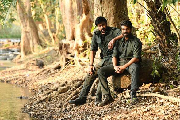 Chiranjeevi and Ram Charan's Viral Picture From Acharya