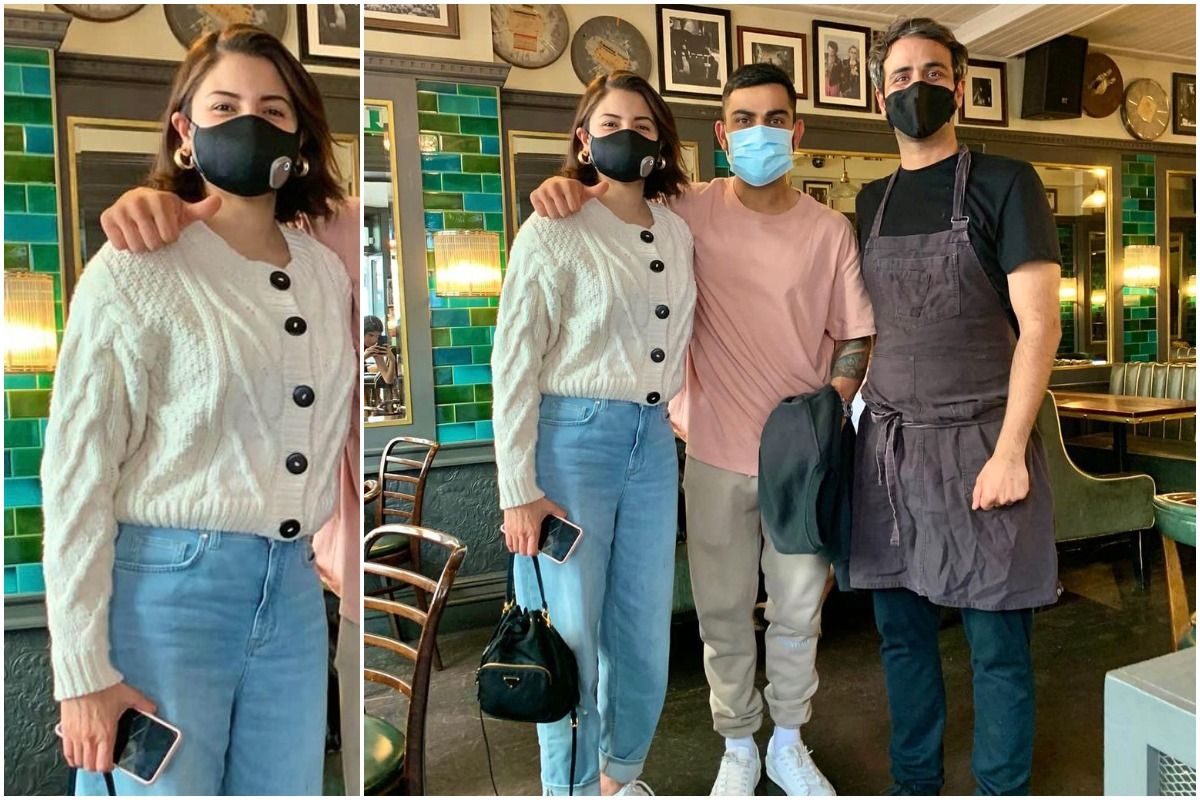 Anushka Sharma in Rs 11k Cardigan, Rs 1 Lakh Prada Bag Enjoy Vegan Lunch  Date With Virat Kohli