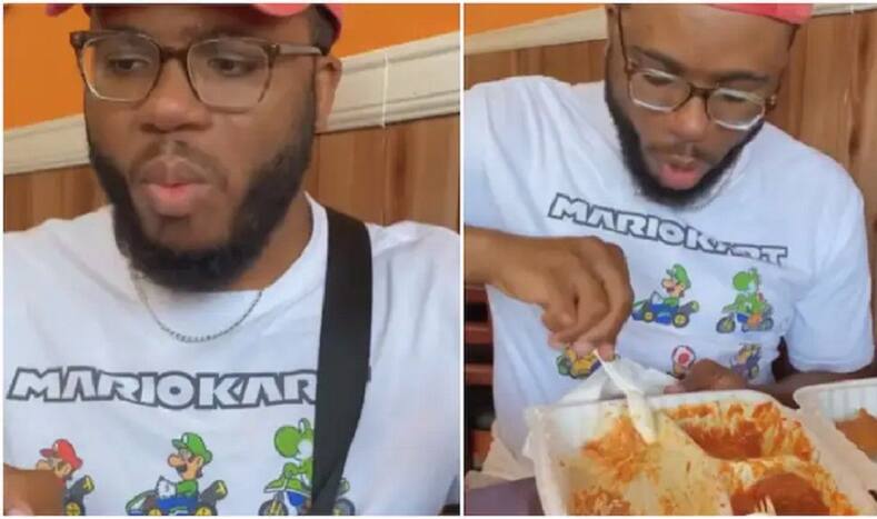 He liked the food so much that even packed extra dishes for takeout. (Photos: Ling & Lamb)