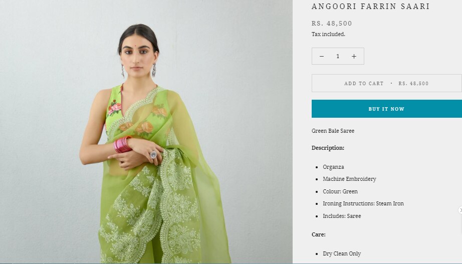 Kiara Advani is Resplendent in Rs 48K Sheer Green Sari And Backless Blouse For Shershaah Promotions