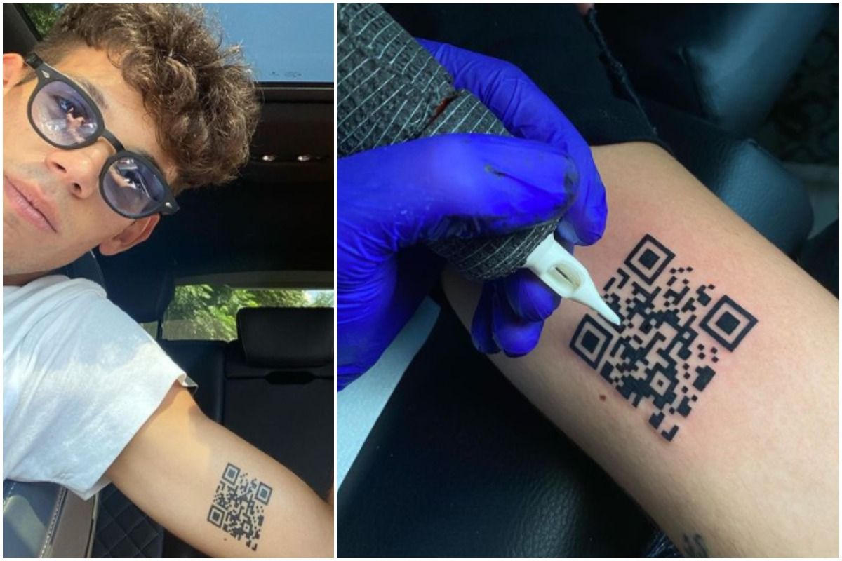 Man Gets QR Code of Covid Vaccination Certificate Tattooed on His Arm, Uses It At McDonald's | Watch