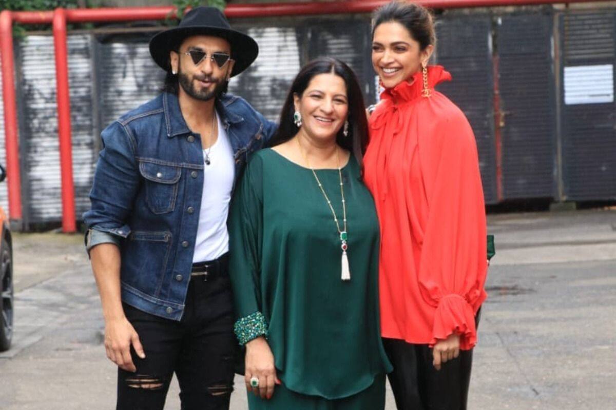 Ranveer Singh Looks Dapper In Black T-shirt With Green Leather