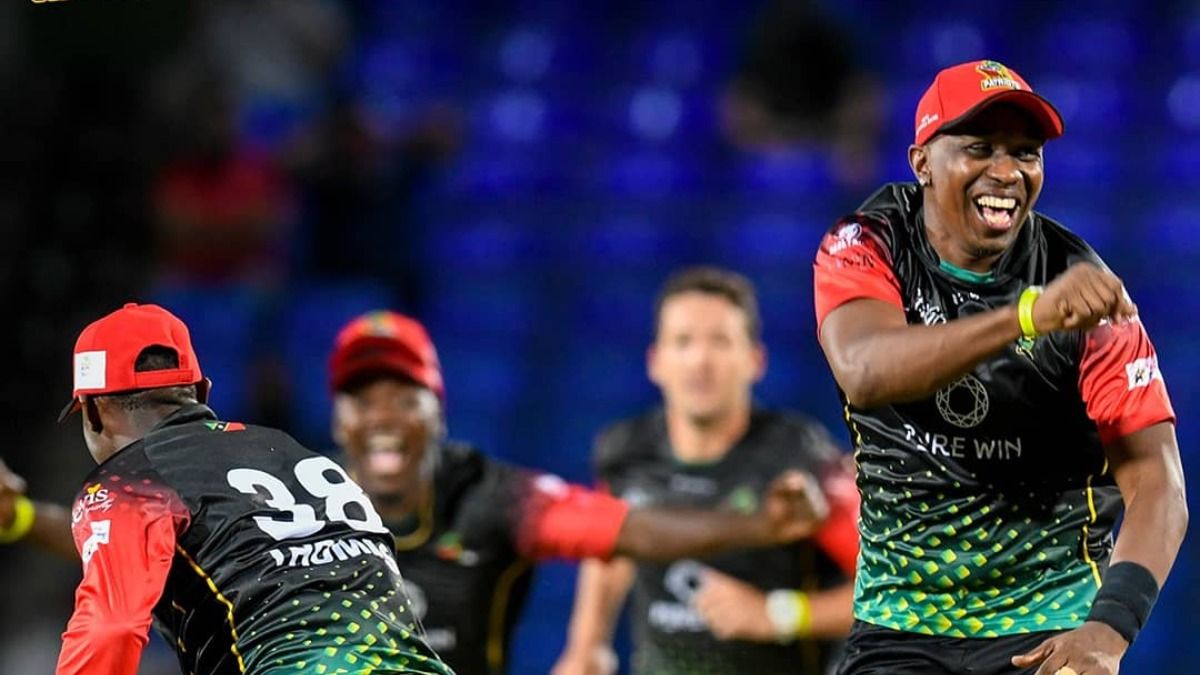 GAW vs SKNP Match Highlights CPL 2021 Updates Lewis, Thomas Power St Kitts and Nevis Patriots To a Clinical 8-Wicket Win