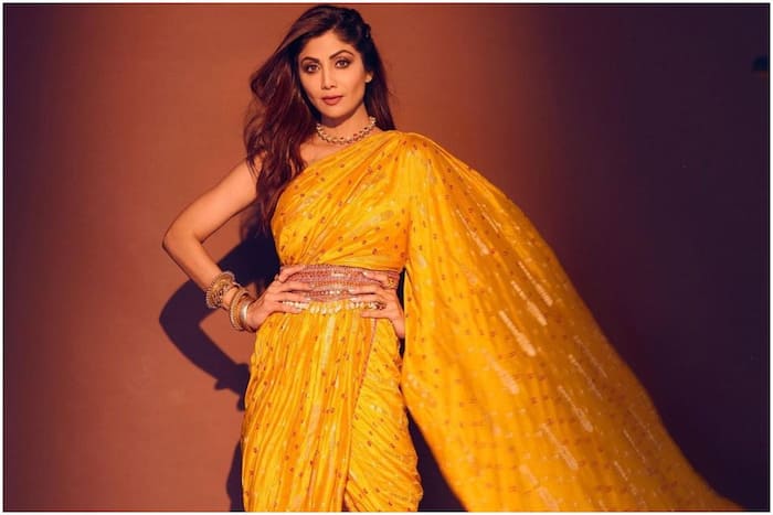 Shilpa Shetty Brings Modern Twist in Saree Game with a Pant Style Saree Worth Rs 45K