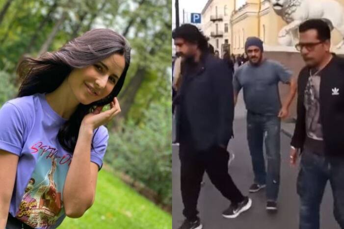 Tiger 3 Shoot: Katrina Kaif Spends Day At Saint Petersburg In Stunning Chic Look, Salman Khan Spotted With Nephew Nirvaan
