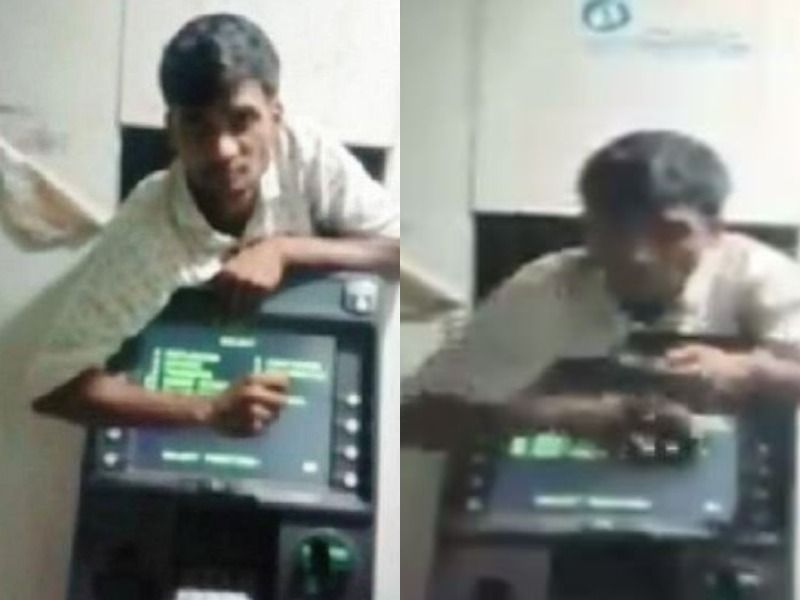 Man Gets Stuck Between ATM Machine and Wall During Robbery Attempt, Pic Goes Viral