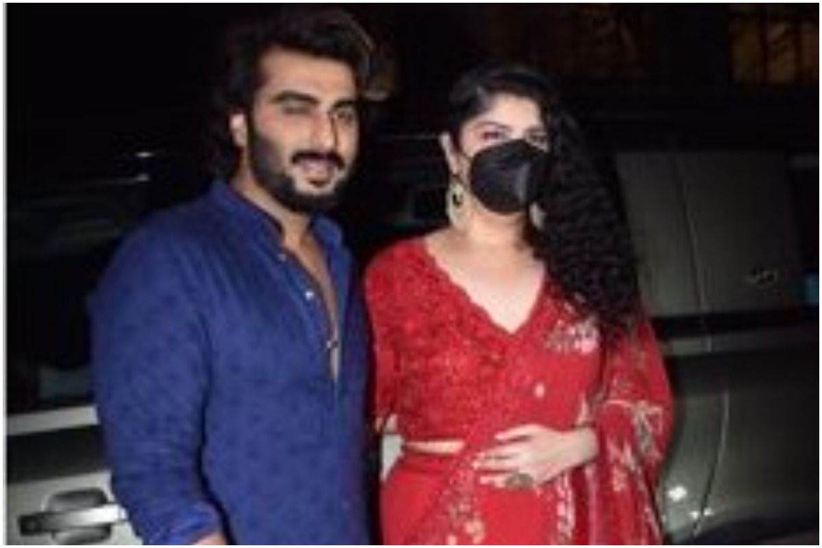 Arjun Kapoor and His sister Anshula Kapoor at Rhea Kapoor's Wedding. Picture Credit: FimiStory