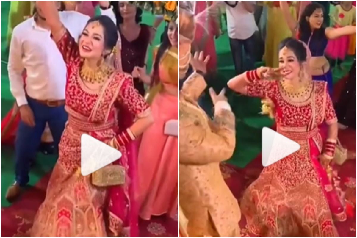 Viral Video: Brides Zabardast Dance As She Enters The Wedding Stage is  Winning Hearts | Watch