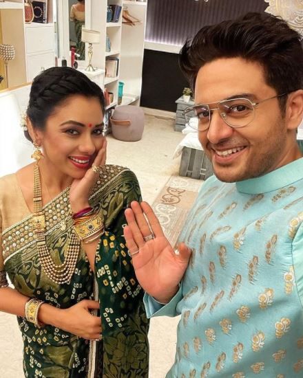 Rupali Ganguly Shares Glimpse of Anupama-Anuj Kapadia In New Post Photo Credit: Instagram/@rupaliganguly