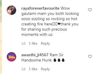 Fans react to Ram Kapoor-Gautami Kapoor’s Throwback Photo Photo Credit: Instagram/@gautamikapoor