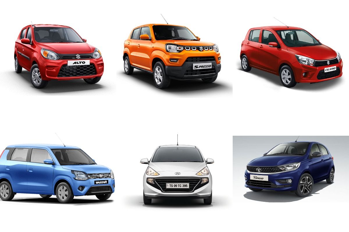The Alto, S-Presso, Celerio, WagonR, Santro and Tiago are the top six cars under Rs 5 lakh (ex-showroom) with best mileage.