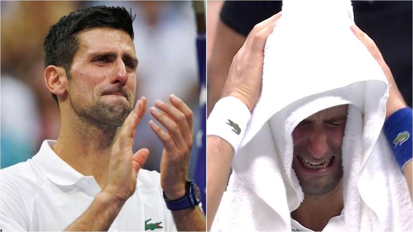 VIDEO: Novak Djokovic Tears US Open Final Loss Daniil Medvedev Sports ...