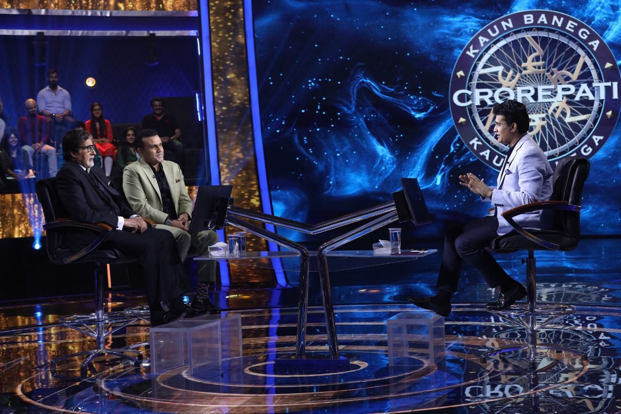 Sourav Ganguly-Virender Sehwag Make Amitabh Bachchan Sit On Hot Seat