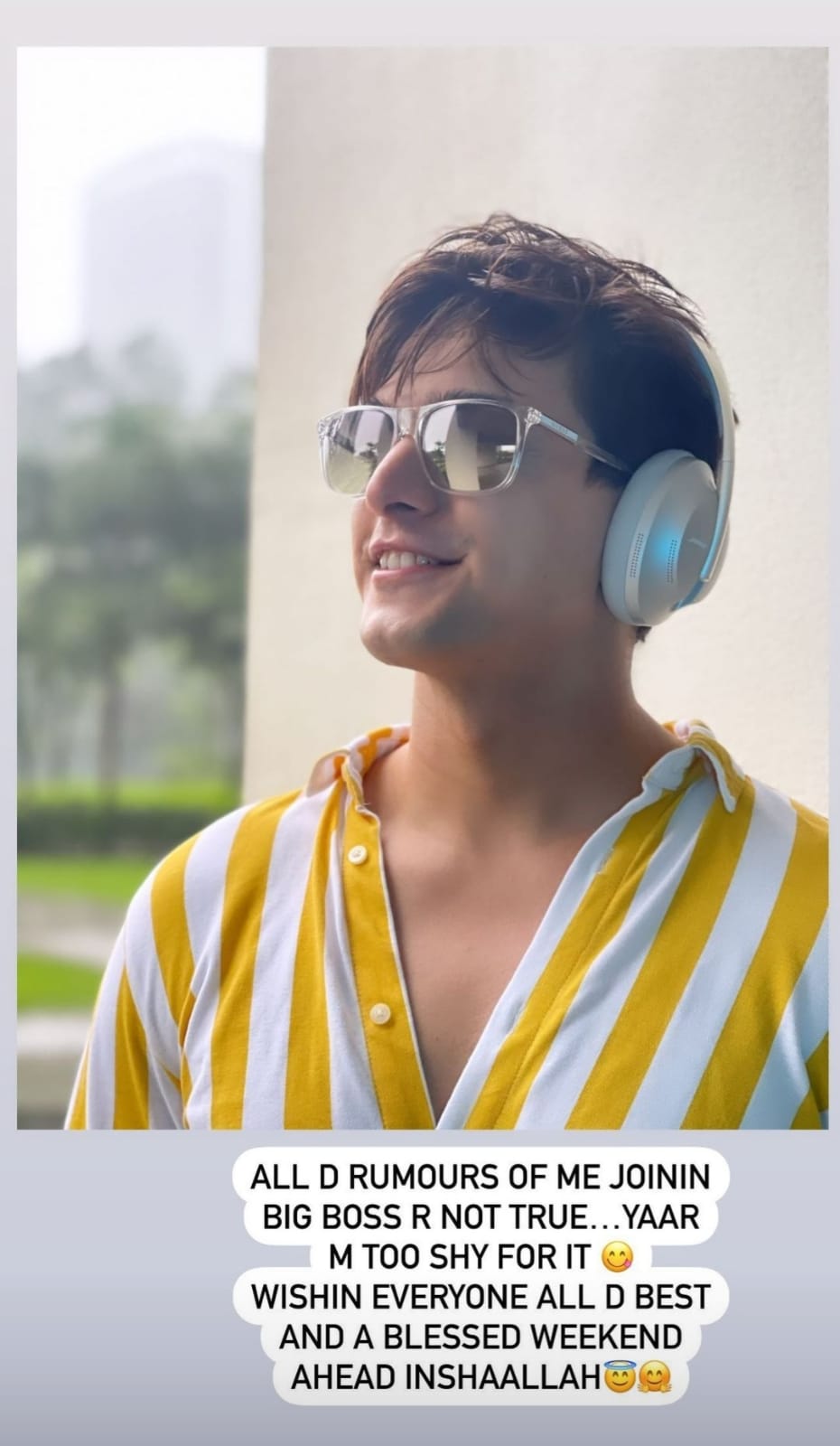Mohsin Khan Denies Entering Bigg Boss 15 House (Picture Credits: Mohsin Khan/Instagram)
