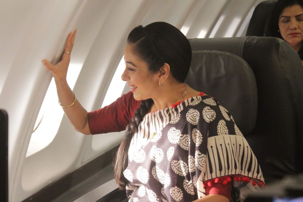 Anupama takes off for her first flight (Picture Credits: Team Anupamaa)