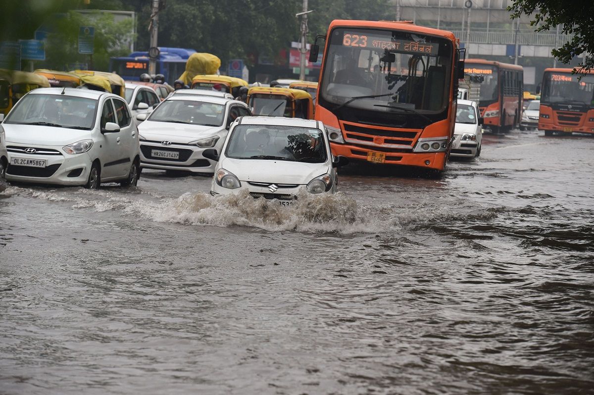 Record Rains Lead To Waterlogging At IGI Airport Many Parts Of Delhi NCR See Pics Videos