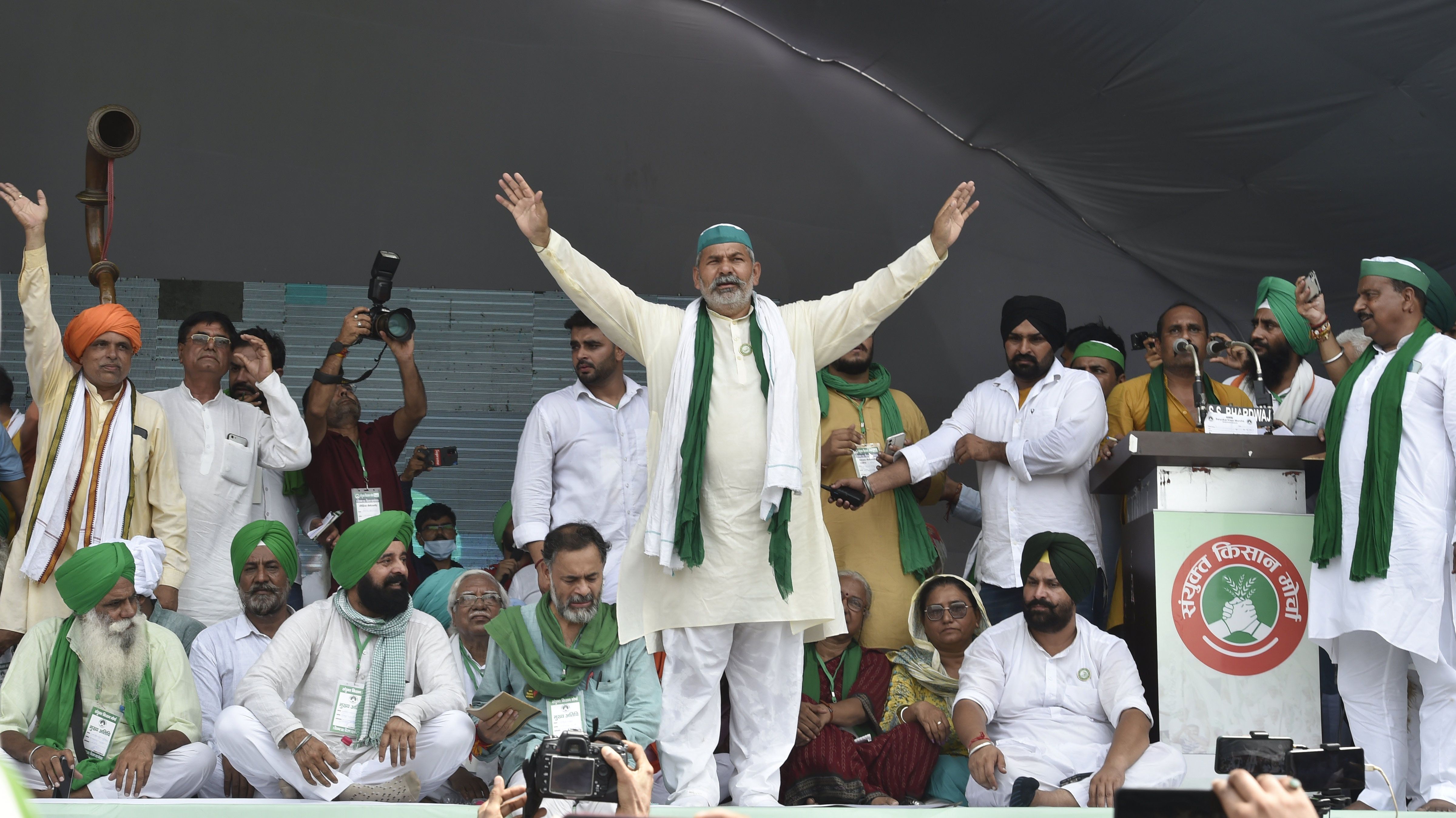 Kisan mahapanchayat in Muzaffarnagar (Photo: PTI)
