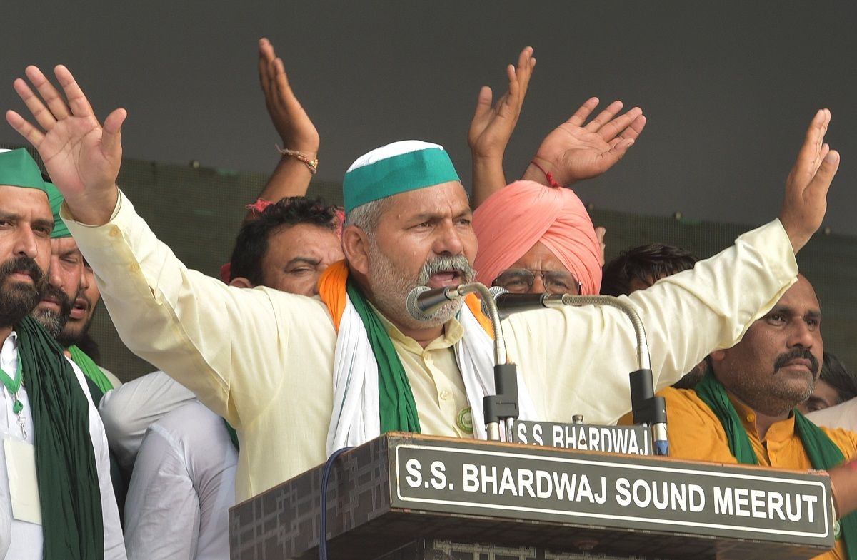 BKU spokesperson Rakesh Tiktait (Photo: PTI)