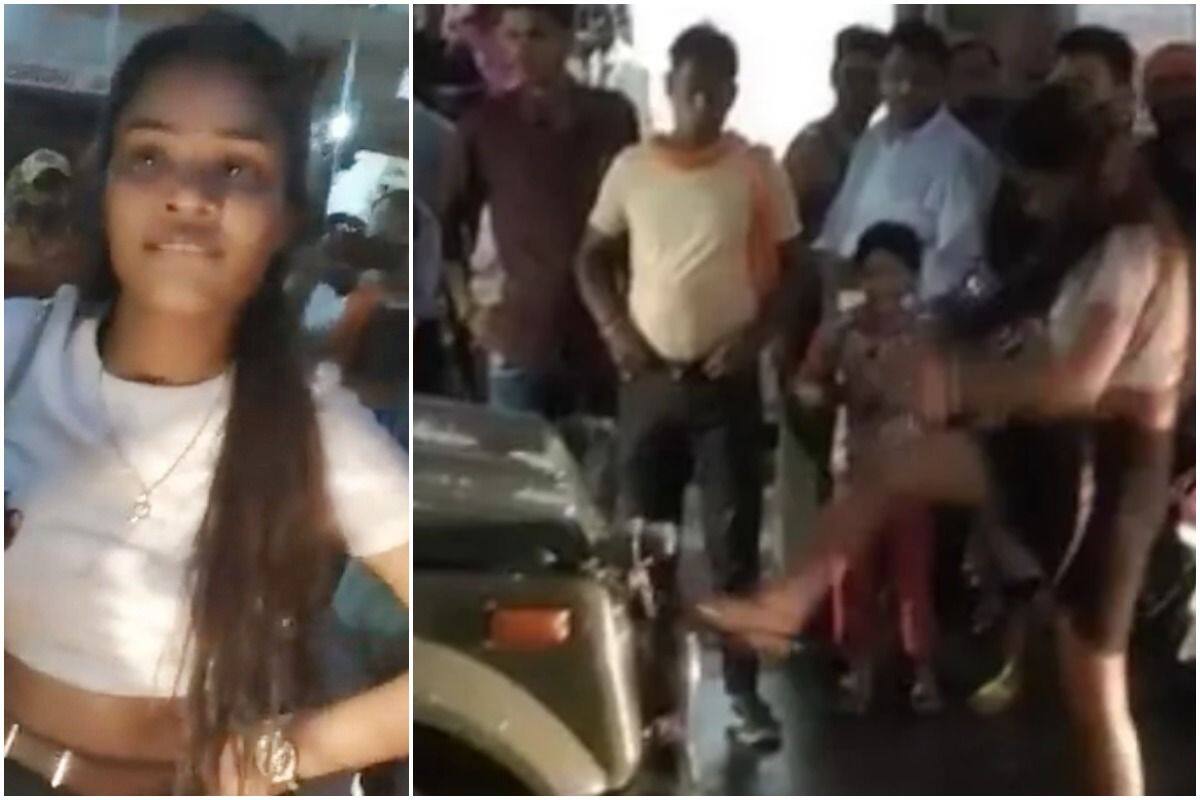 Viral Video: Drunk Model Kicks & Damages Army Vehicle in Gwalior, Creates  Ruckus | Watch