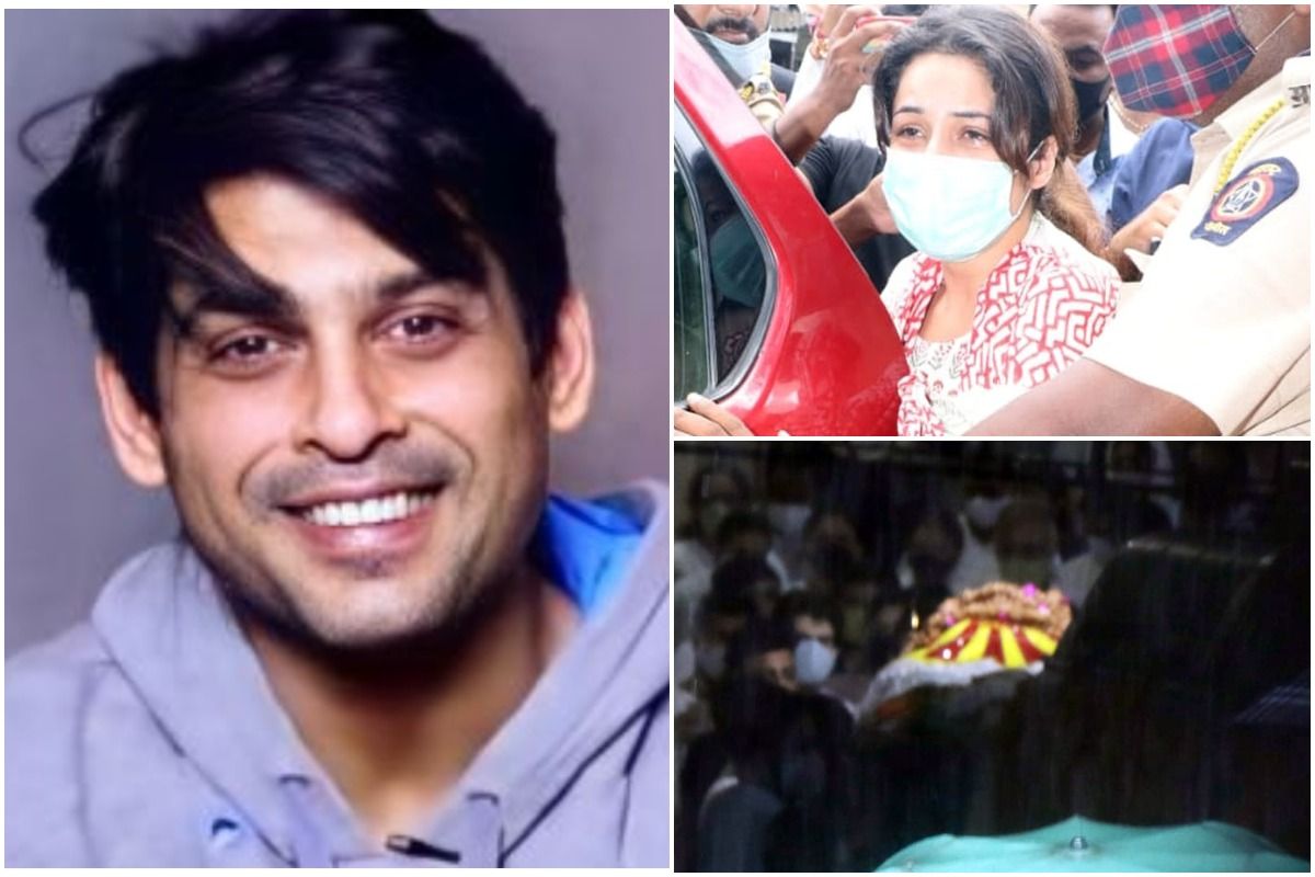 Sidharth Shukla Cremated in Mother Presence, Shehnaaz Gill ...