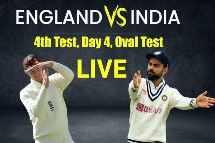 ind vs eng 4th test score