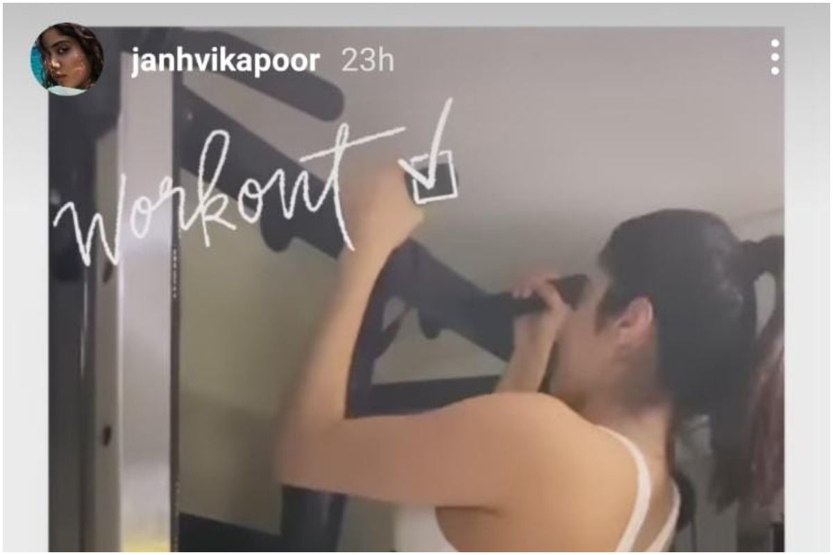 Janhvi Kapoor in Frame. Picture Credits: Instagram(@janhvikapoor)
