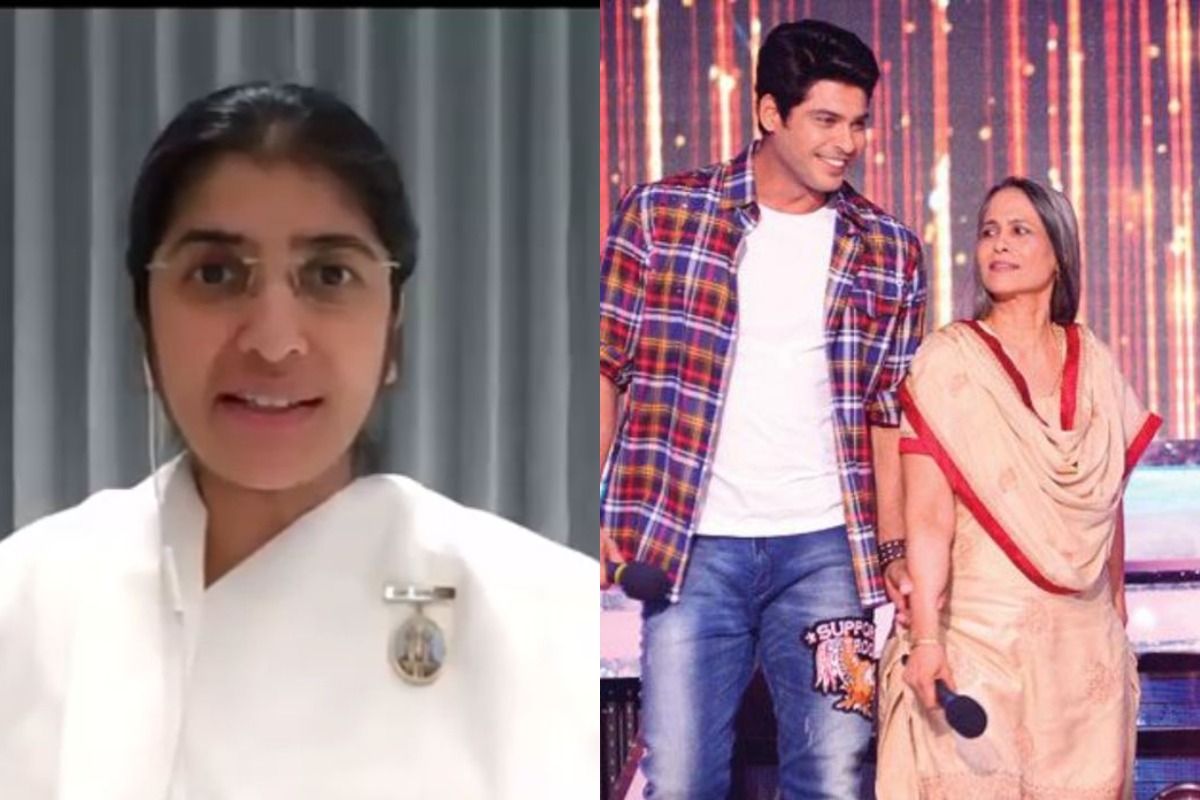 Sidharth Shukla’s Prayer Meet Clip By Brahma Kumari Sister Goes Viral