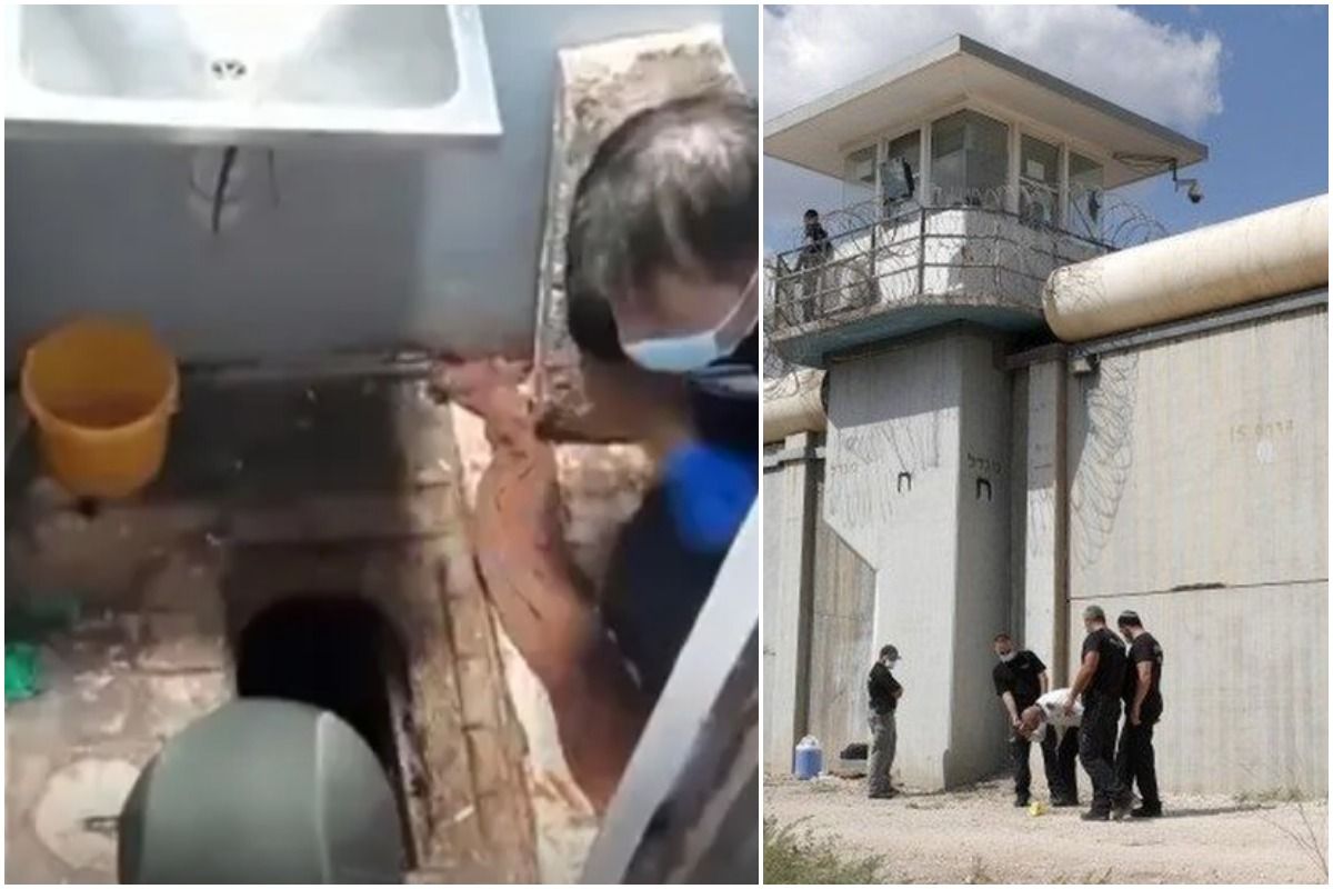 Viral Video: 6 Prisoners Dig Hole in Toilet Floor With Spoon, Escape High-Security Israeli Jail | Watch